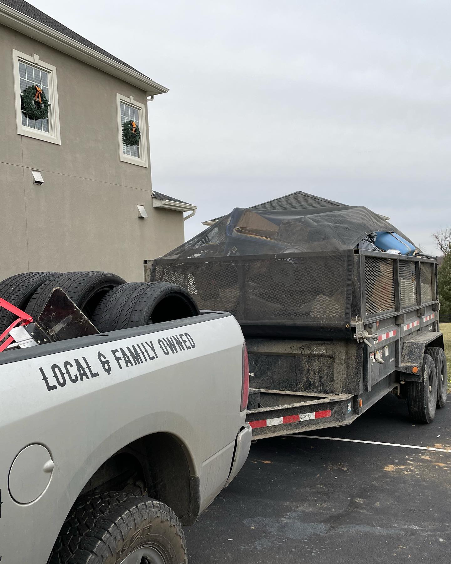 junk removal, cleanouts, dumpster rentals, land clearing, demolition, winchester, northern va, iron bull hauling