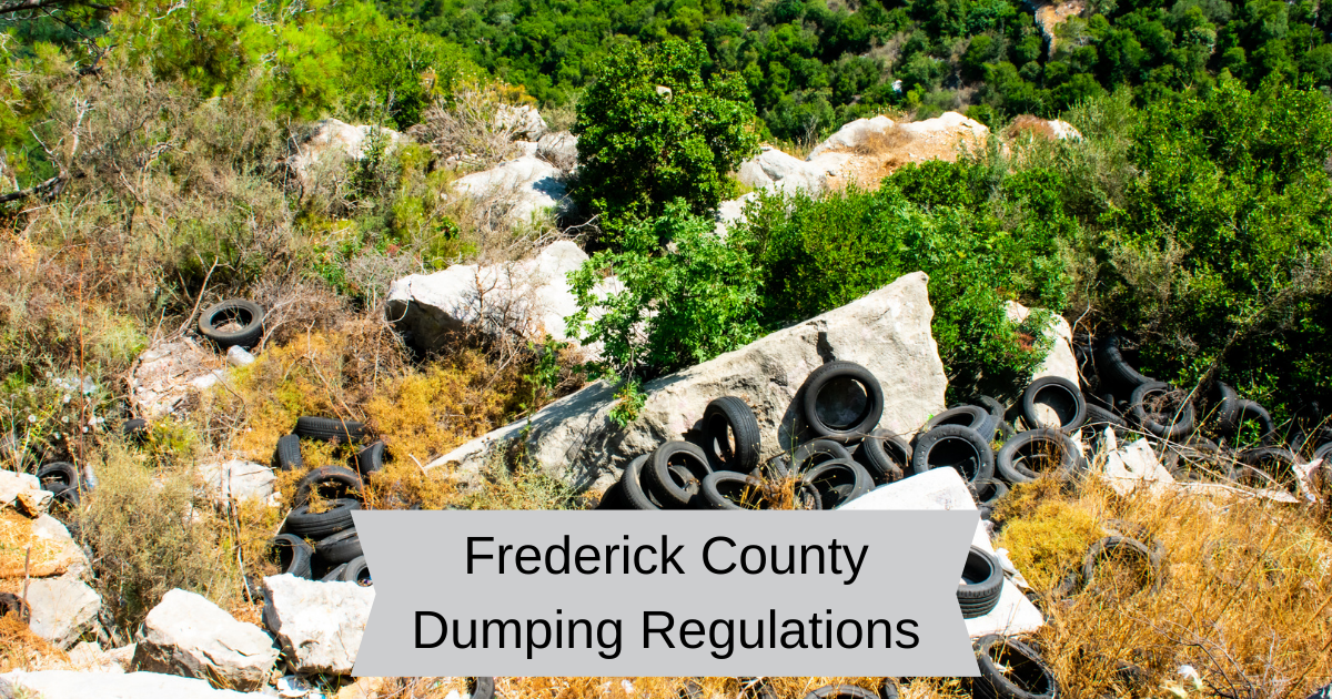 Frederick County, virginia dumping regulations