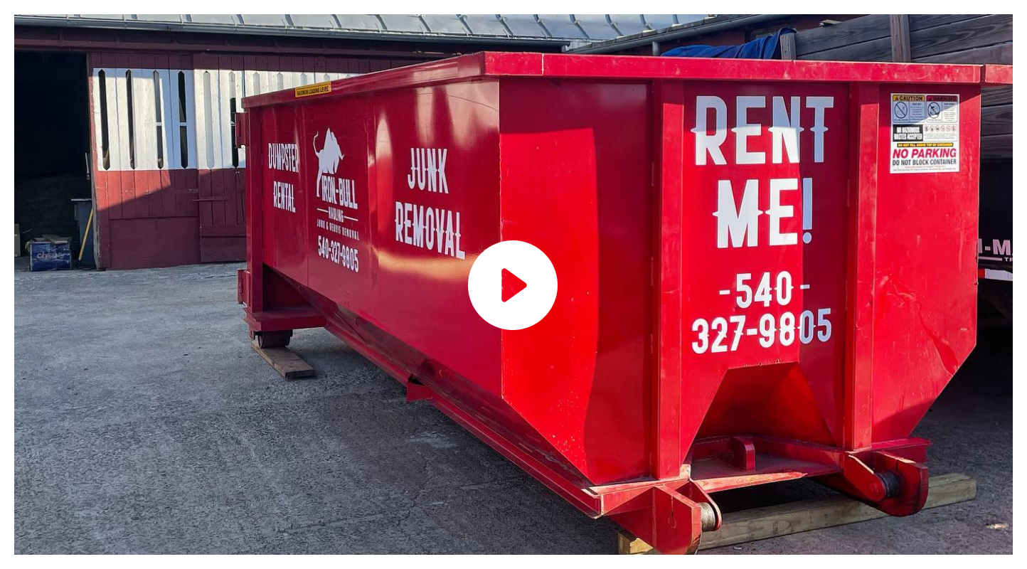 Dumpster Rentals Junk Removal Winchester, VA Iron Bull Hauling