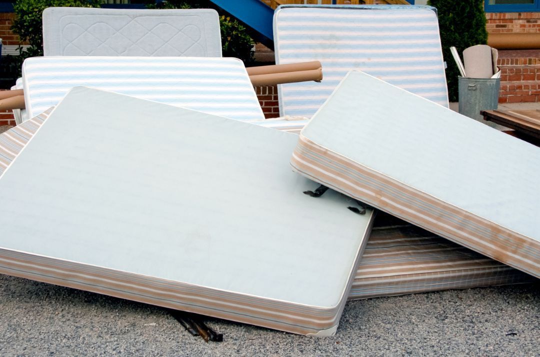 can i put a mattress in a dumpster