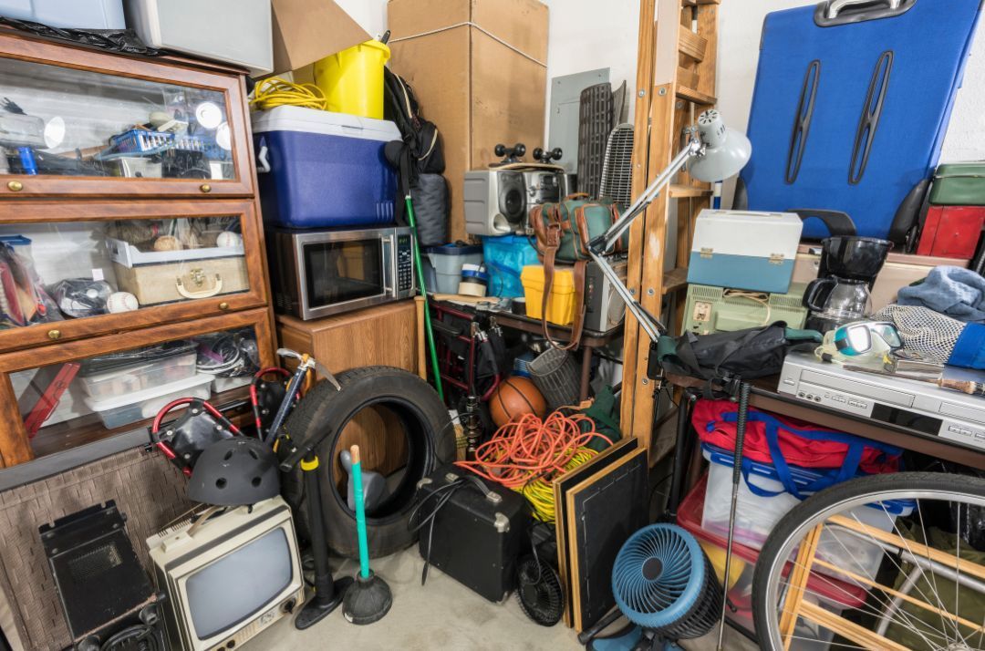dumpster for de-cluttering