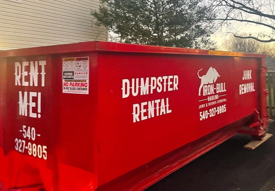 dumpster rental fredericksburg va