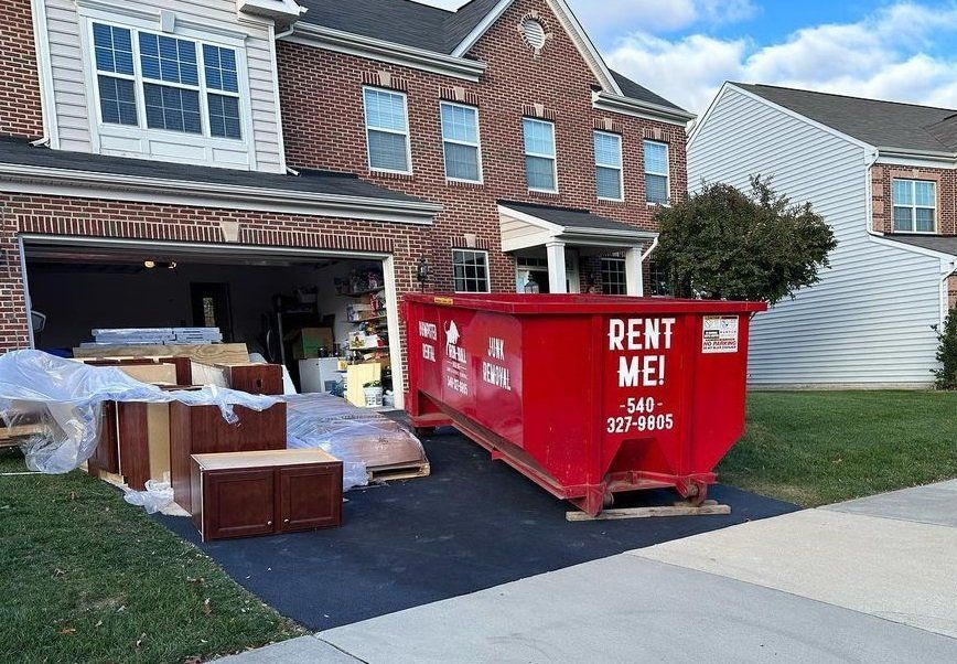 demolition debris removal, junk removal, cleanouts, dumpster rentals, land clearing, demolition, winchester, northern va, iron bull hauling
