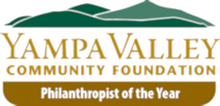 Yampa Valley Philanthropist of the Year Badge