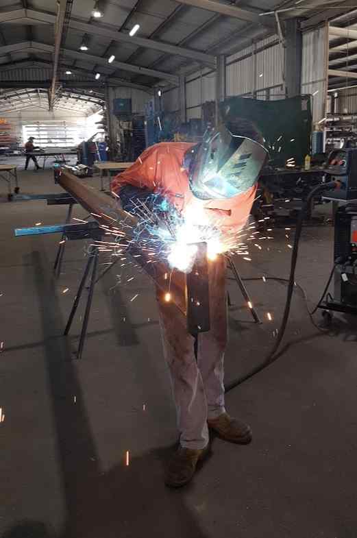 Welding a Metal Pole - We Provide Welding in Lismore, NSW