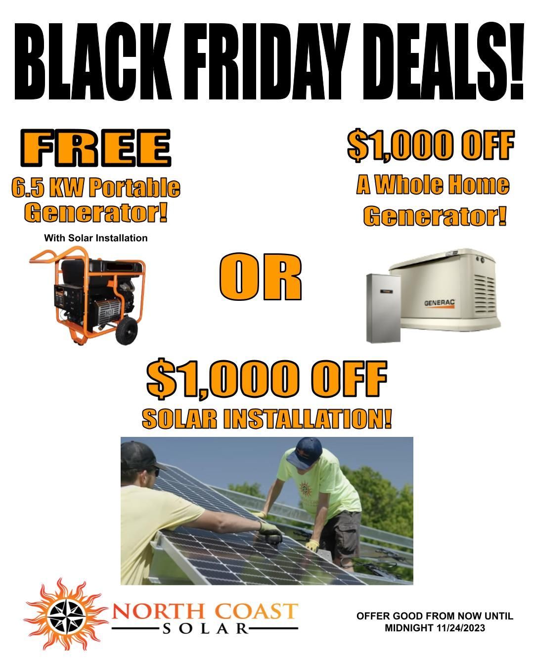 Black Friday Deals On Generators