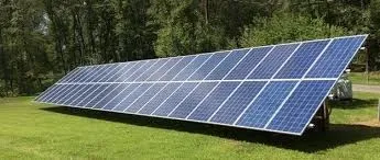 Newly Installed Solar Panels On Field — Davison, MI — North Coast Solar