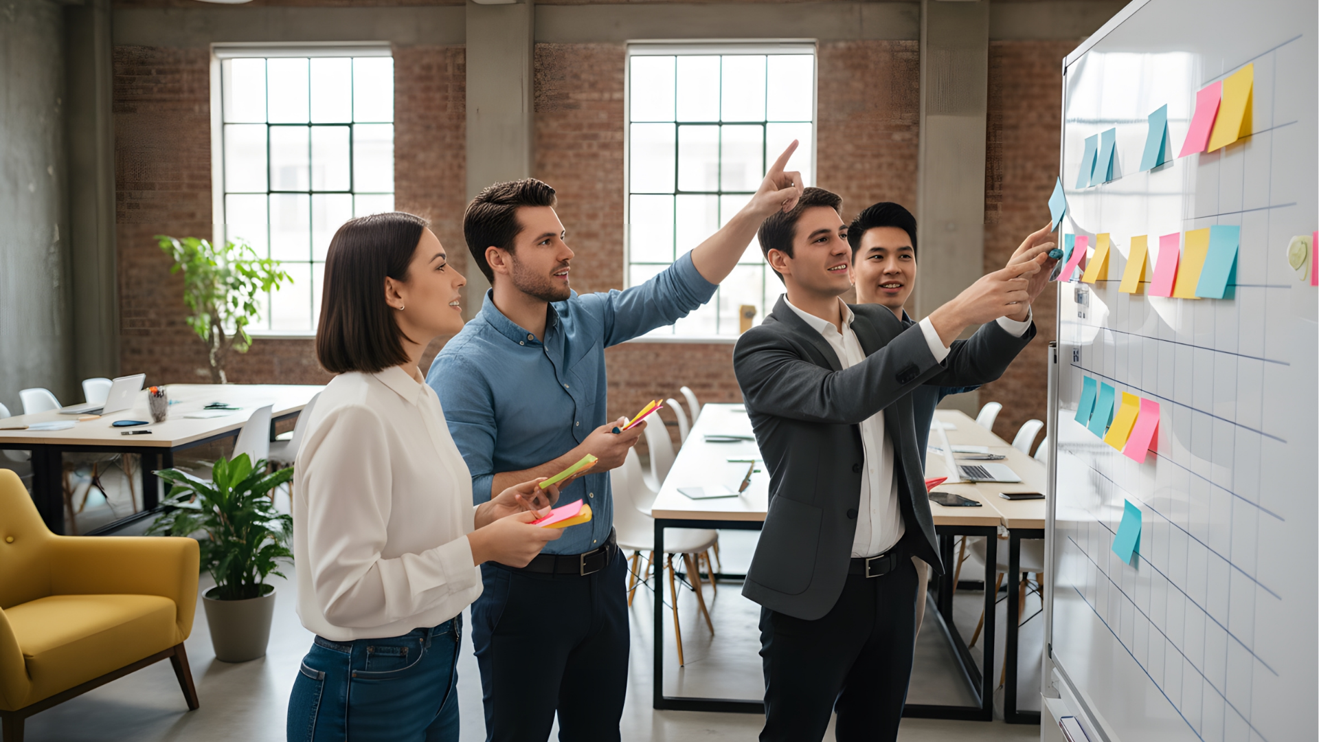 Man typing on keyboard, coding on dual computer monitors, at a desk in a dimly lit room.