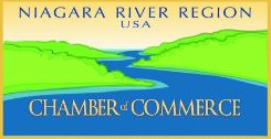 the logo for the niagara river region chamber of commerce