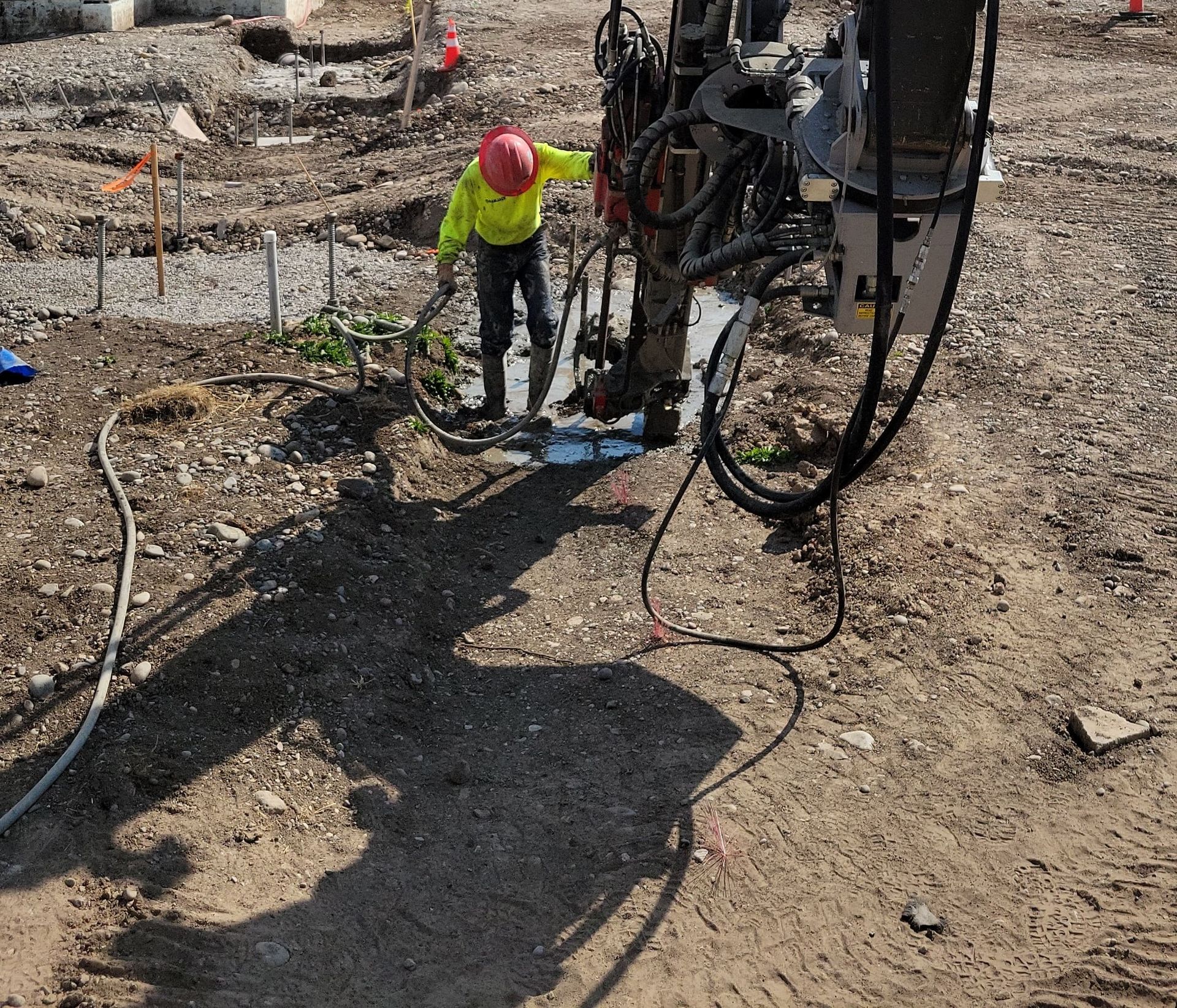 Bridge Approach Apron Straight Line Construction & Ram Jack