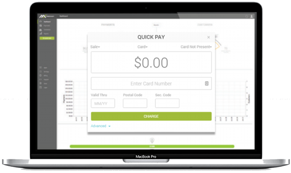 A laptop with a screen that says $ 0.00 on it.