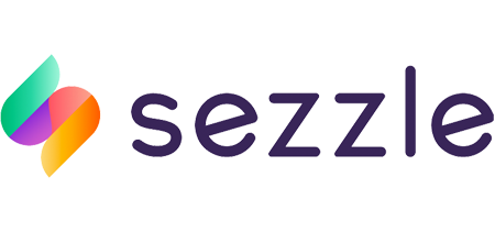 A logo for a company called sezzle with a colorful icon on a white background.