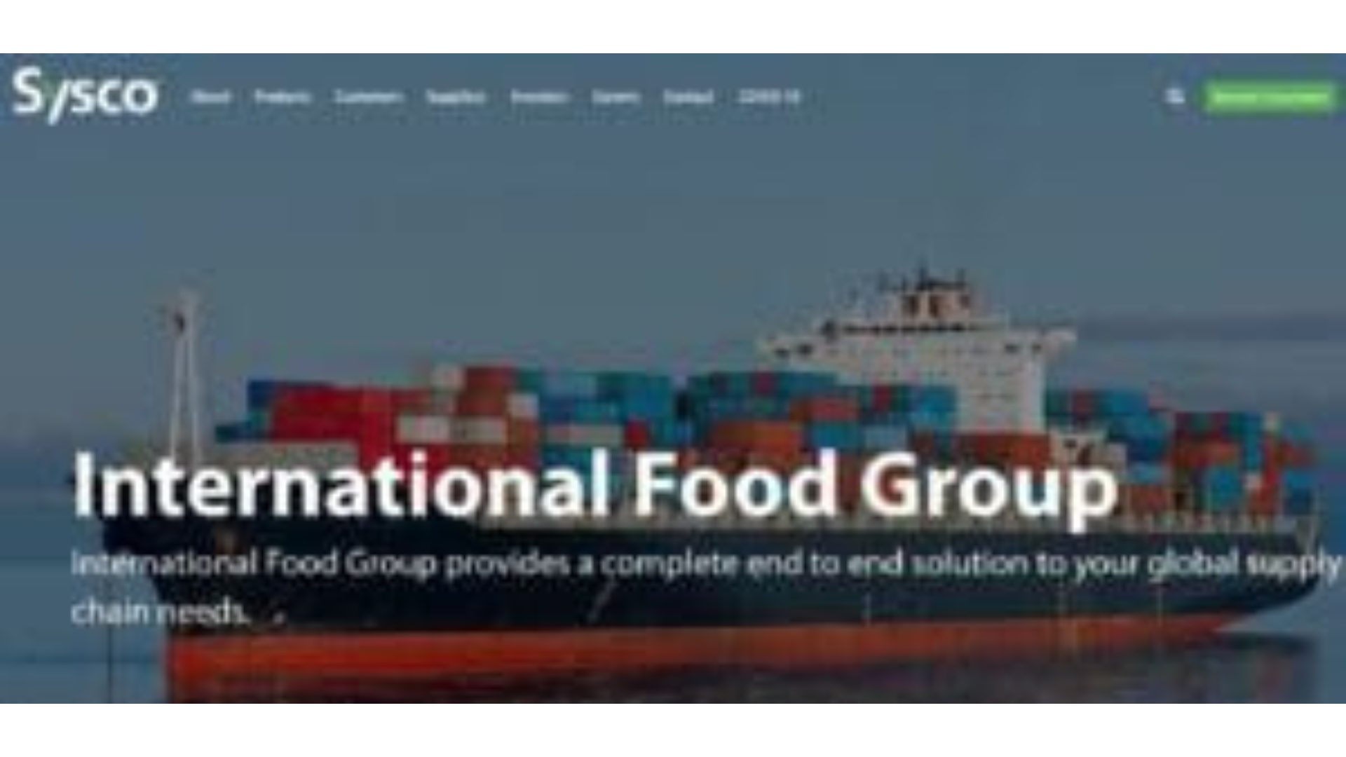 sysco international food group