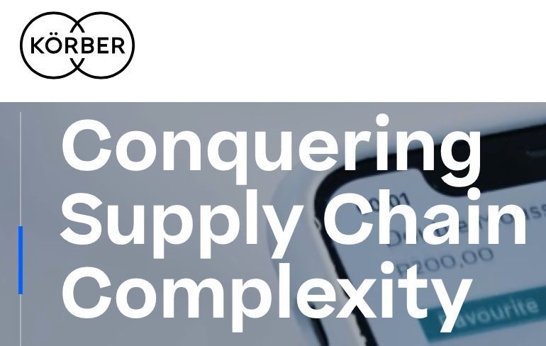 Korber is a company that is conquering supply chain complexity