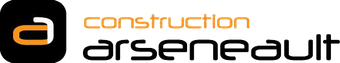 Un logo pour la construction arseneault sur fond blanc