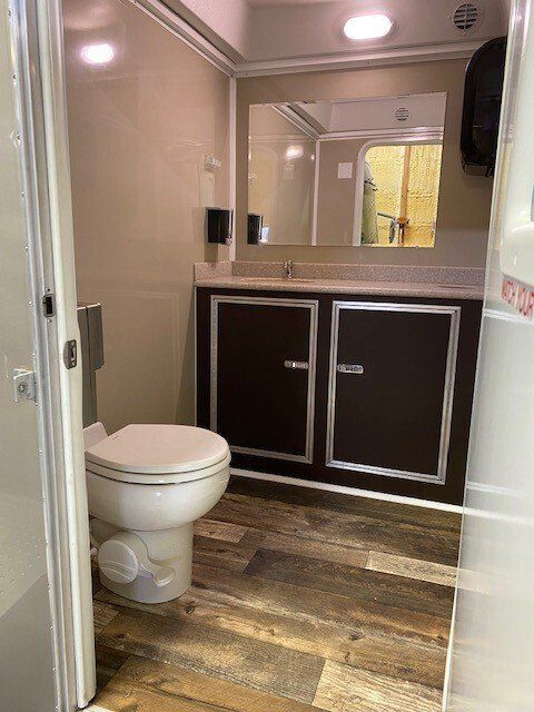 Three Stall Restroom Trailer