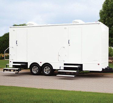 Anytime Outhouse 8 stall Bathroom Trailer Rental
