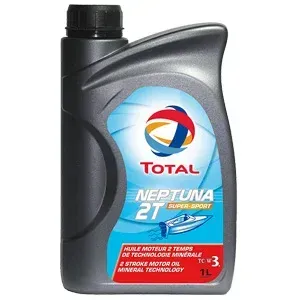 Bottle of Total Neptuna 2t Super Sport Two-stroke Motor Oil — North Queensland Independant Fuel Services in Slade Point, QLD