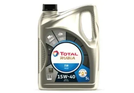 Total Rubia Tir 15w-40 Motor Oil in a 5l Container — North Queensland Independant Fuel Services in Slade Point, QLD