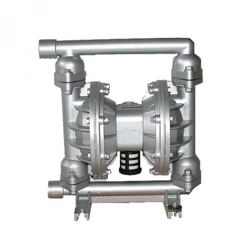 Silver Air-operated Double Diaphragm Pump — North Queensland Independant Fuel Services in Slade Point, QLD