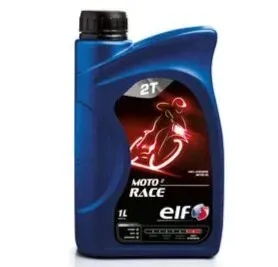Blue Bottle of Elf Moto 2t Race Motorcycle Oil — North Queensland Independant Fuel Services in Slade Point, QLD