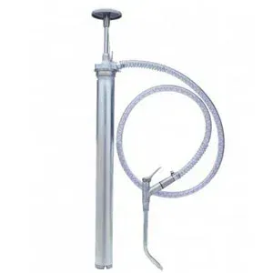 Silver Grease Gun With a Flexible Hose and Nozzle — North Queensland Independant Fuel Services in Slade Point, QLD