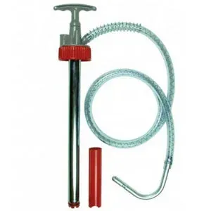 Manual Fluid Transfer Pump With Red and Gray Parts — North Queensland Independant Fuel Services in Slade Point, QLD