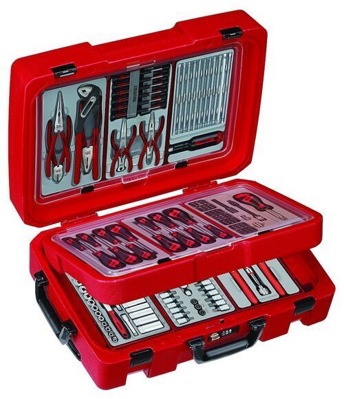 Red Tool Case, Open, Showing Various Hand Tools — North Queensland Independant Fuel Services in Slade Point, QLD
