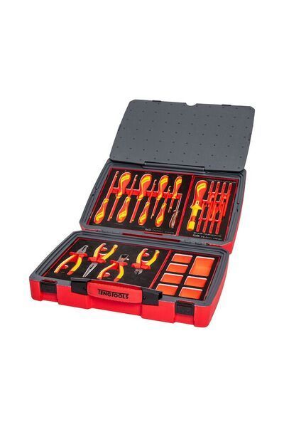 Red Toolbox With Various Insulated Tools — North Queensland Independant Fuel Services in Slade Point, QLD