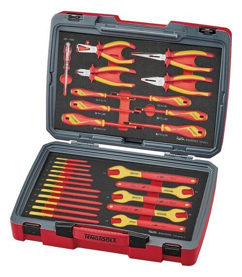Open Toolbox Filled With Red and Yellow Tools — North Queensland Independant Fuel Services in Slade Point, QLD