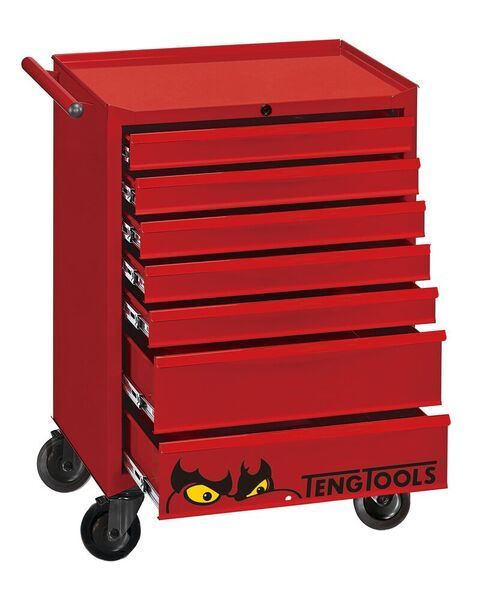 Red Tengtools Tool Cabinet — North Queensland Independant Fuel Services in Slade Point, QLD