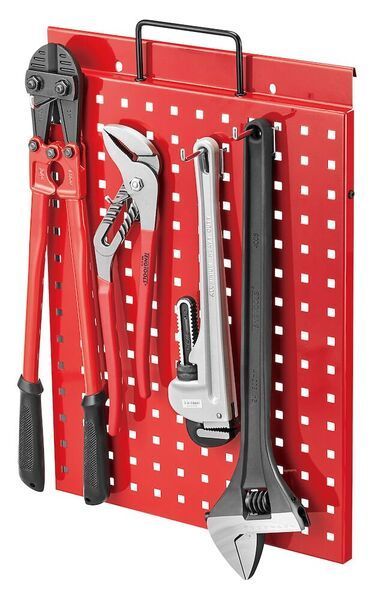 Red Pegboard With Tools — North Queensland Independant Fuel Services in Slade Point, QLD