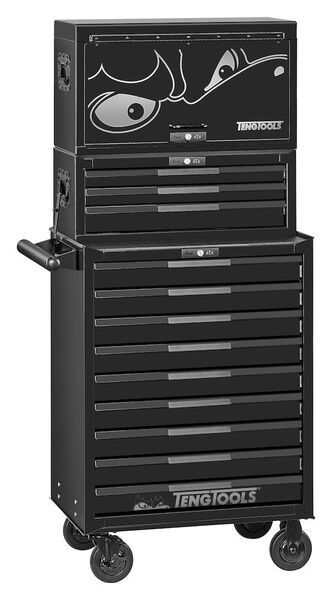 Black Temo Tools Rolling Tool Chest — North Queensland Independant Fuel Services in Slade Point, QLD