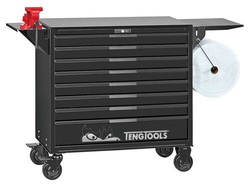 Black Teng Tools Rolling Tool Cabinet — North Queensland Independant Fuel Services in Slade Point, QLD