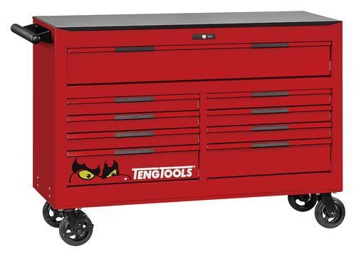Red Tengtools Tool Chest With Multiple Drawers and Wheels — North Queensland Independant Fuel Services in Slade Point, QLD