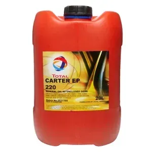 Red 20l Container of Total Carter Ep 220 — North Queensland Independant Fuel Services in Slade Point, QLD