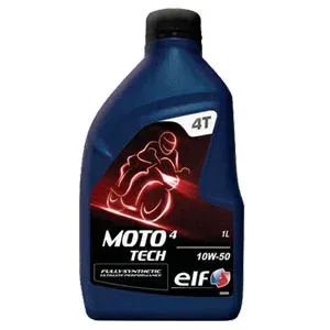 Blue Bottle of Elf Moto4 Tech 10w-50 Motorcycle Oil — North Queensland Independant Fuel Services in Slade Point, QLD