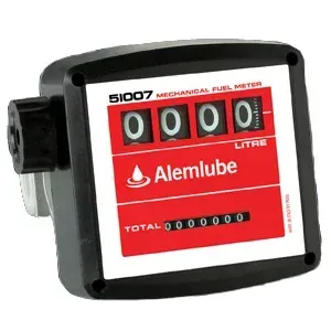 Black Mechanical Fuel Meter With a Digital Display — North Queensland Independant Fuel Services in Slade Point, QLD