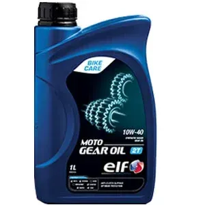 Blue Bottle of Elf Moto Gear Oil 10w-40, for Bikes — North Queensland Independant Fuel Services in Slade Point, QLD