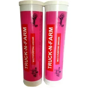 Two Pink and White Truck-n-farm Multi-purpose Grease Tubes — North Queensland Independant Fuel Services in Slade Point, QLD