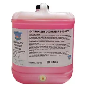 Pink 20-liter Container of Envirokleen Degreaser Boosted — North Queensland Independant Fuel Services in Slade Point, QLD