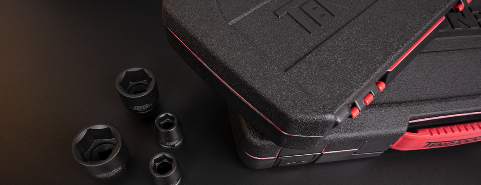 Black Tool Case With Sockets On A Dark Surface — North Queensland Independant Fuel Services in Slade Point, QLD