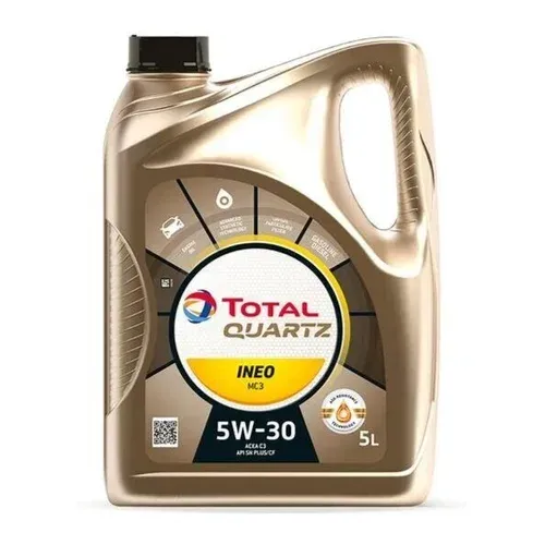 Total Quartz Ineo Mc3 5w-30 Motor Oil in a 5-liter Container — North Queensland Independant Fuel Services in Slade Point, QLD
