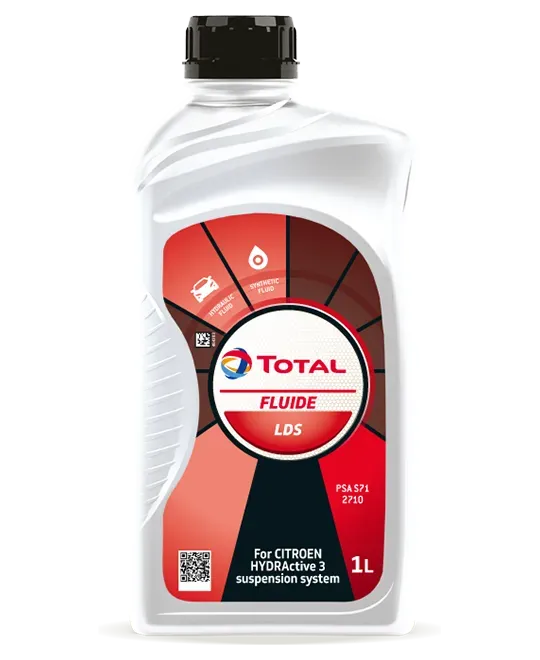 Bottle of Total Fluide Lds Hydraulic Suspension Fluid — North Queensland Independant Fuel Services in Slade Point, QLD