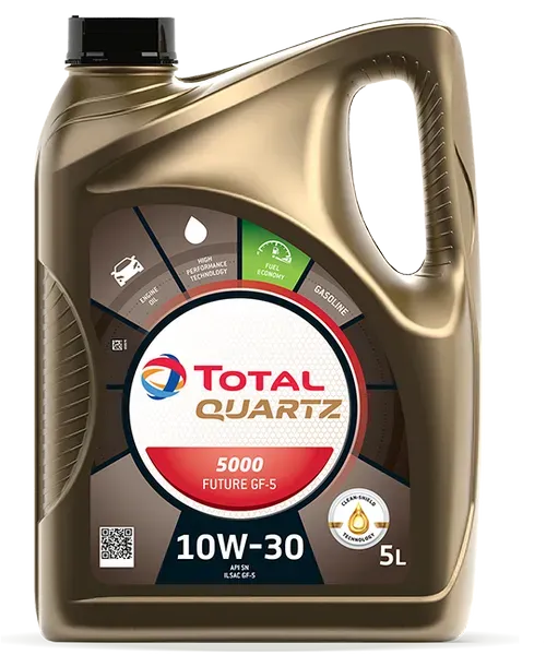 Total Quartz 5000 Future 12-5 Motor Oil Container — North Queensland Independant Fuel Services in Slade Point, QLD