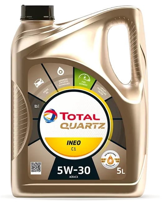 5L Bottle of Total Quartz Ineo C3 5w-30 Motor Oil — North Queensland Independant Fuel Services in Slade Point, QLD