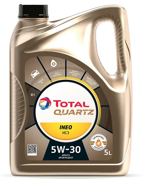 a 5-liter Container of Total Quartz Ineo Hc3 5w-30 Motor Oil — North Queensland Independant Fuel Services in Slade Point, QLD