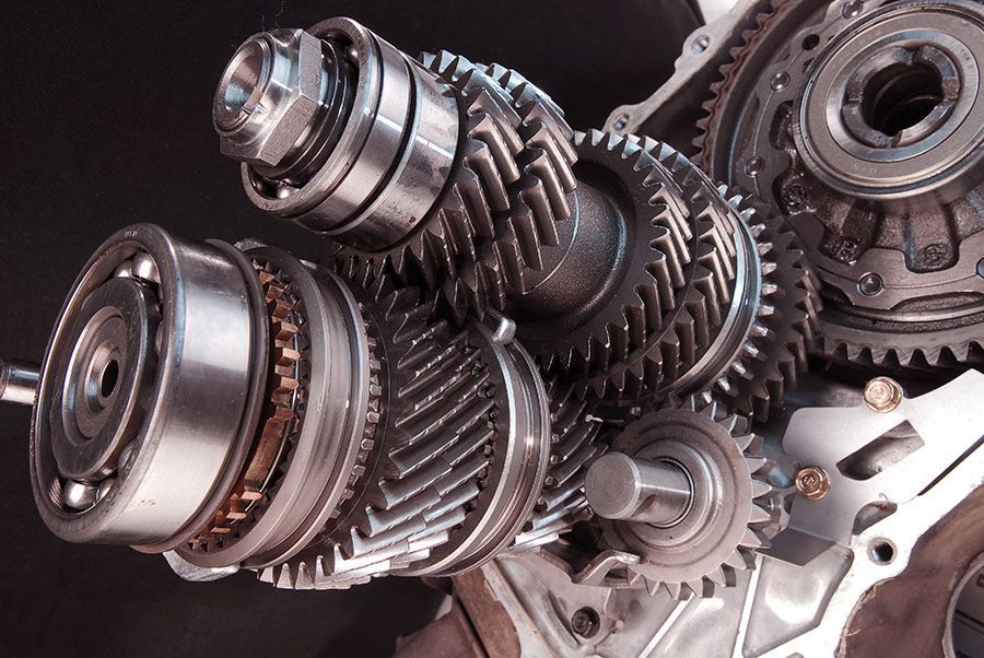 A Close Up of a Gearbox on a Black Background — North Queensland Independant Fuel Services in Slade Point, QLD