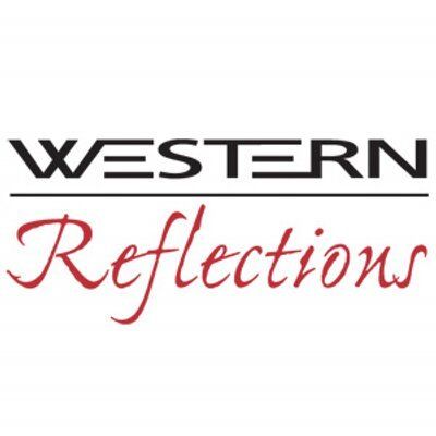 Western reflections logo on a white background