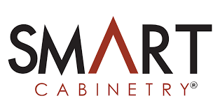 A smart cabinetry logo is shown on a white background